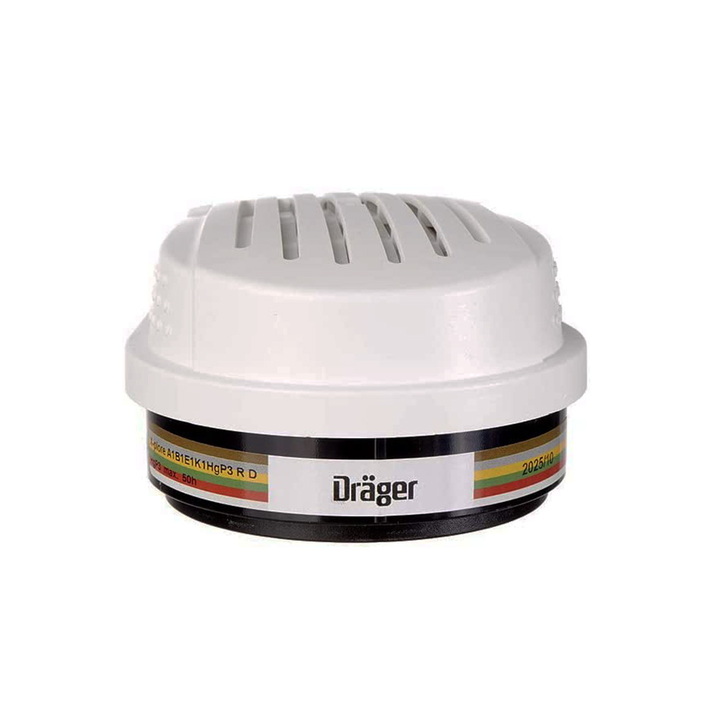 filtro gases vapores drager 6738817 A1B1E1K1 Hg P3 R D