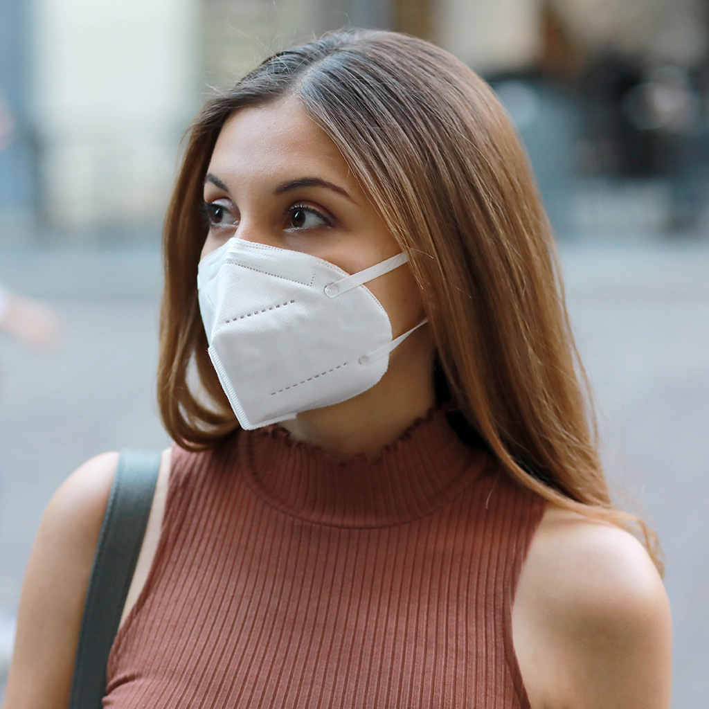 mascarilla desechable ffp2 blanca nr modelo
