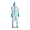 mono traje quimico epi dupont classic 600 plus tyvek trasera