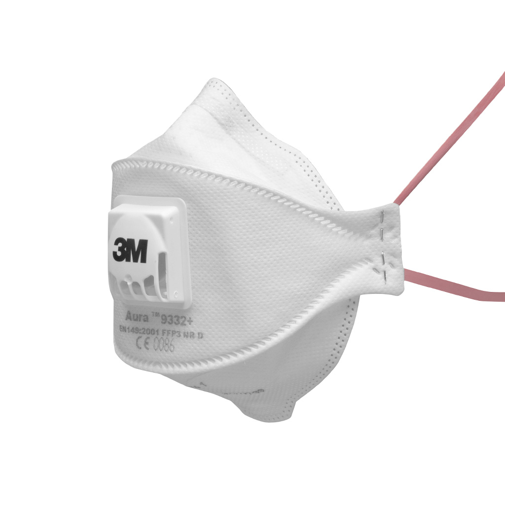 mascarilla desechable no reutilizable ffp3 3m 9332 con valvula