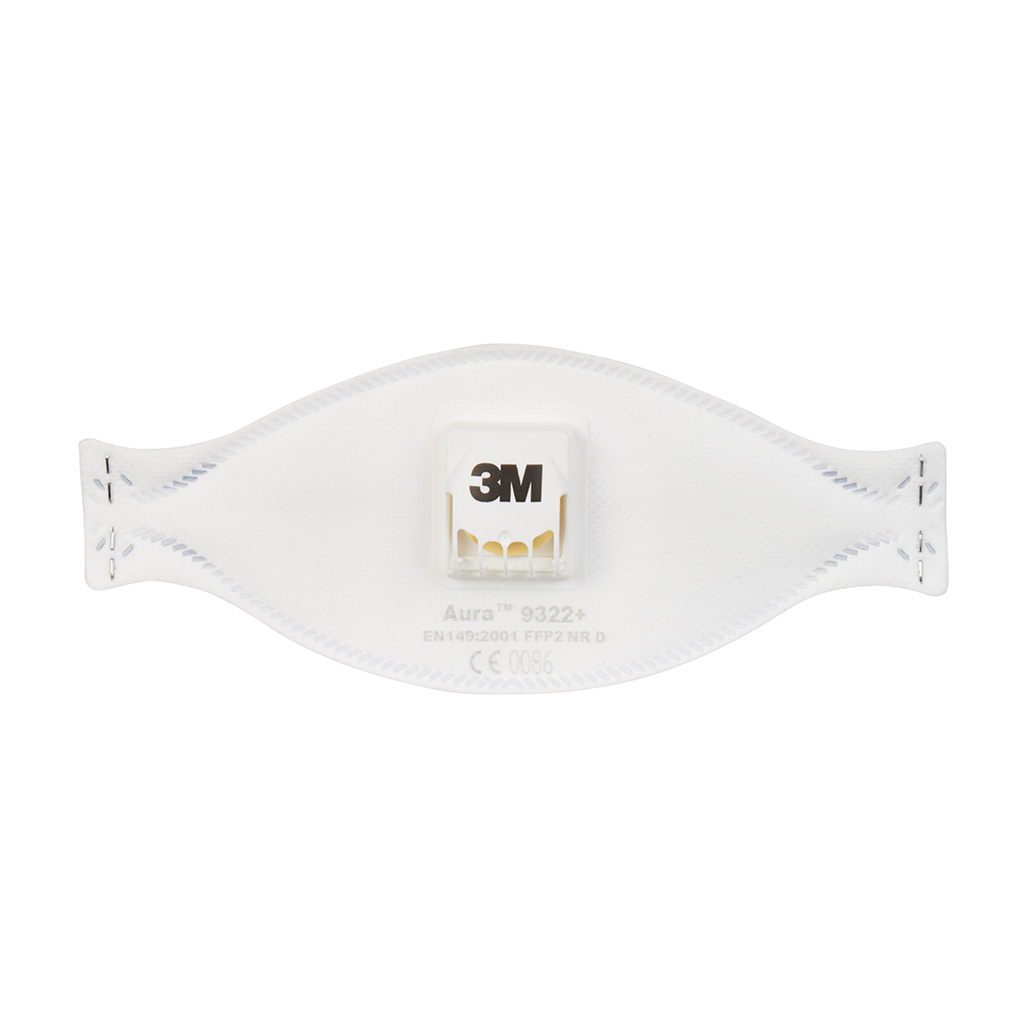 mascarilla desechable no reutilizable ffp2 3m 9322 con valvula plegada