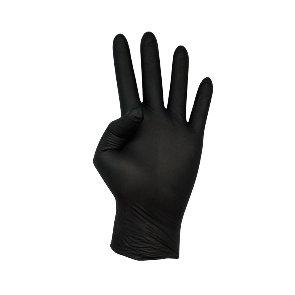 Guante desechable nitrilo negro Extreme (Paq. 100 uds)